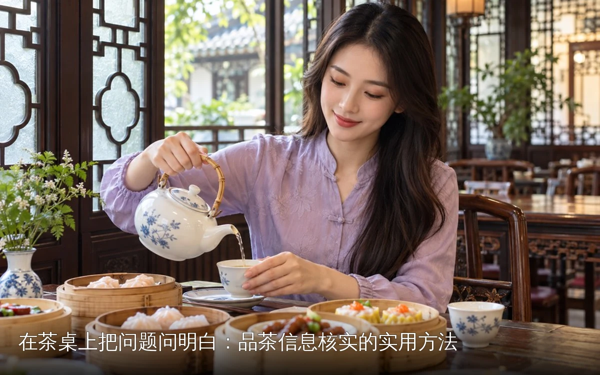 在茶桌上把问题问明白:品茶信息核实的实用方法